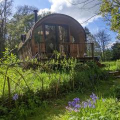 Caban Delor. Off-grid glamping experience. Walking distance into Caernarfon. 20-min drive to Snowdonia or Anglesey.