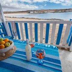 Cabin in front of idyllic majanicho beach