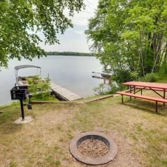 Pet-Friendly Wisconsin Cabin on Lake with Fire Pit!