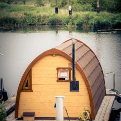 Schwimmpod an der Peene