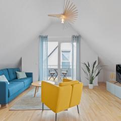 Design-Apartment - Küche - Balkon - Tiefgarage