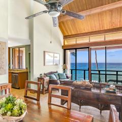 Unique Oceanfront Condo with AC- Alekona Kauai