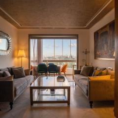 Luxury golden view apartment in les terrasses danfa ain diab