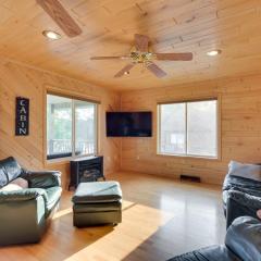 Lakefront Birchwood House with Deck and Fire Pit!