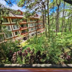 The Forest Lodge at Camp John Hay with balcony and parking privately owned unit 272