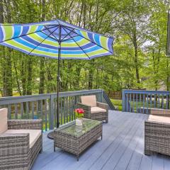 Poconos Family Getaway with Fire Pit and 2 Game Rooms