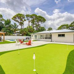 Vero Beach Vacation Rental Pool and Putting Green!