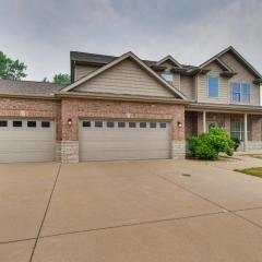 Prime Peoria Retreat with Deck and Fireplace!