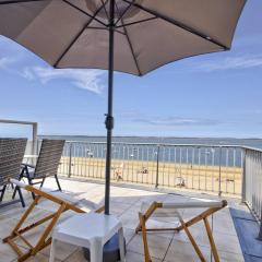 Arcachon Pereire - T2 front de mer avec terrasse et parking, accès direct plage - FR-1-433-24