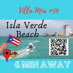Villa 5 Min From San Juan Airport and Isla Verde Beach Best Location & Pool & Jacuzzi & YOUTUBE VIDEO Available