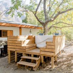 Cabaña de montaña (jacuzzi exterior)