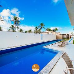 Residencial Ilha de Santorini, 100 m da Praia, Pico de Surfe, Piscina, Portaria 24 horas, Academia, Parque infantil, 2 Vagas de Garagem