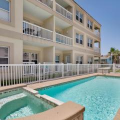Ground floor condo steps from pool, next to beach!