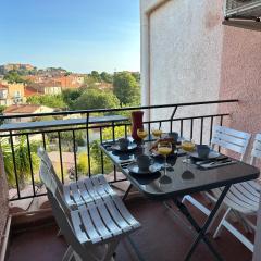 Collioure, bel appartement de 40m2 avec balcon et parking