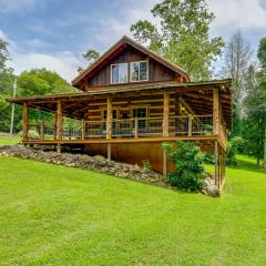 Stunning Creekside Cosby Cabin with Deck and Fire Pit!