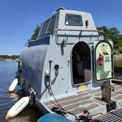 Ausgebautes Rettungsboot GORCH POTT