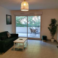 Magnifique T3 pour 8 personnes à Montpellier, WIFI, PARKING