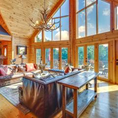 Luxury Log Cabin with EV Charger and Mtn Views!