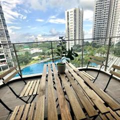 Danga Bay 2BR w PoolView Balcony by Our Stay