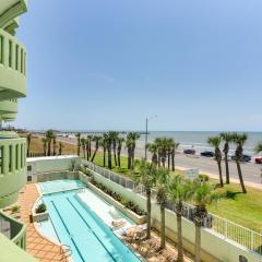 Oceanfront Galveston Condo in Amazing Location!