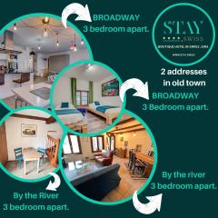Stay Swiss - 3 bedrooms Apartment in old town "Broadway" & " By the River"