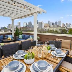 Posh Dtwn/Midtown Home w Stunning Roof-Top Terrace