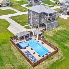 Spacious Beach House 5BR Hatteras Island home steps from OBX NC Beaches