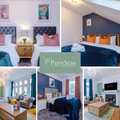 Incredible Five Bedroom House By PureStay Short Lets & Serviced Accommodation Central Bath With Parking