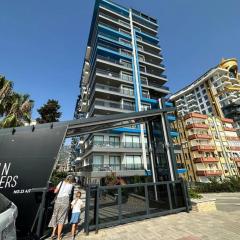 Konak Twin Towers Apartment - First Line Sea - Private Beach