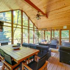Riverfront West Virginia Cabin with Screened-In Deck