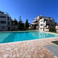 Pool apartment 5 minutes walk from beach