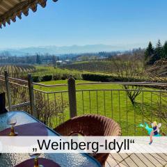 Ferienwohnung Weinberg-Idyll - Traumhafter Blick über Weinberge auf den Bodensee