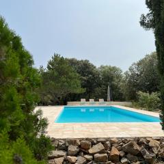 Luxurious family house with pool in Ardèche.