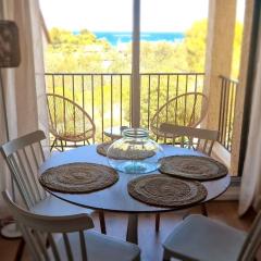 Charmant T2 au calme avec vue mer, proche centre de Collioure et parking