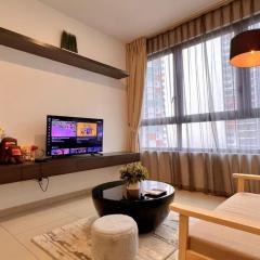 2BR with Free Parking, Near Central I-City, Theme Park, SOGO & iCCC