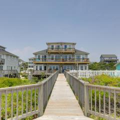 Oceanfront Emerald Isle Escape with Private Hot Tub!