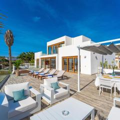 Fabulous contemporary 5 bedroom villa with private heated pool, sleeps max 13