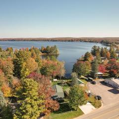 Lakefront Kalkaska Cottage with Fire Pit!