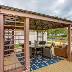 Port Clinton Home with Private Dock and Gazebo!