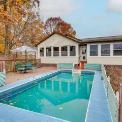 Pet-Friendly Ohio Escape with Pool, Deck and Fire Pit!
