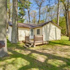 Stone Lake Cabin with Private Deck and Fire Pit!