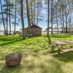 Rustic Cabin with Fire Pit, Steps to Sand Lake!