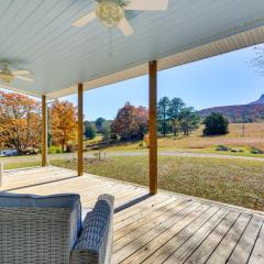 Beautiful Farmhouse with Pilot Mtn State Park Views!