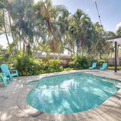 Pompano Beach Home with Heated Pool and Fenced-In Yard