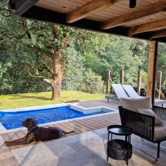 Casa frente al bosque en San Simón, Valle de Bravo