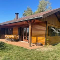 Chalet en pleine nature avec vue