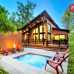 Le Céleste de Portneuf - Hot tub in the forest