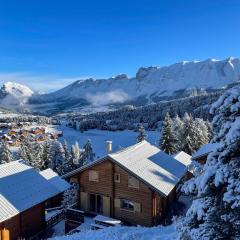 La joue du loup Bord des pistes - Chalet en bois de charme pour 10 personnes