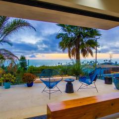 Sunset Cliffs Modern Luxury Estate w Ocean Views, Oversized Spa, AC, Yard!