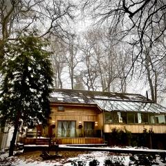 5 Star Luxury Woodland Retreat Sleeps 12 Hot tub Sauna